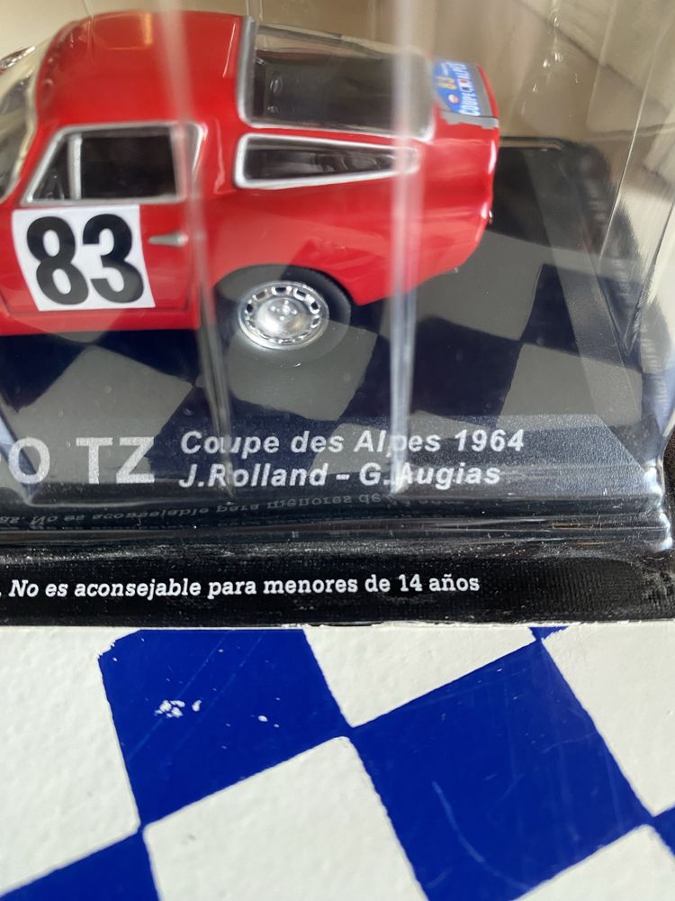 Miniatura Alfa Romeo TZ - Coupe des Alpes 1964