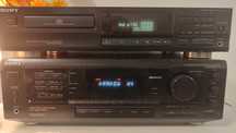 Amplituner Sony + odtwarzacz CD CD sprawne amplituner uszkodzony Sony