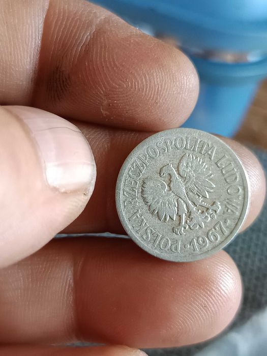 Sprzedam monetę 20 groszy 1967 rok skrętka
