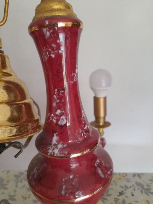 Candeeiro em porcelana