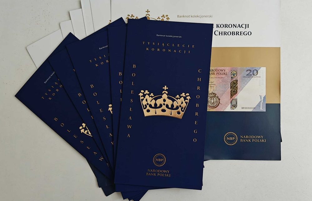 20zł Tysiąclecie koronacji Bolesława Chrobrego Banknot NBP