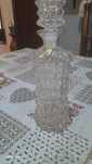 Garrafa de cristal trabalhado