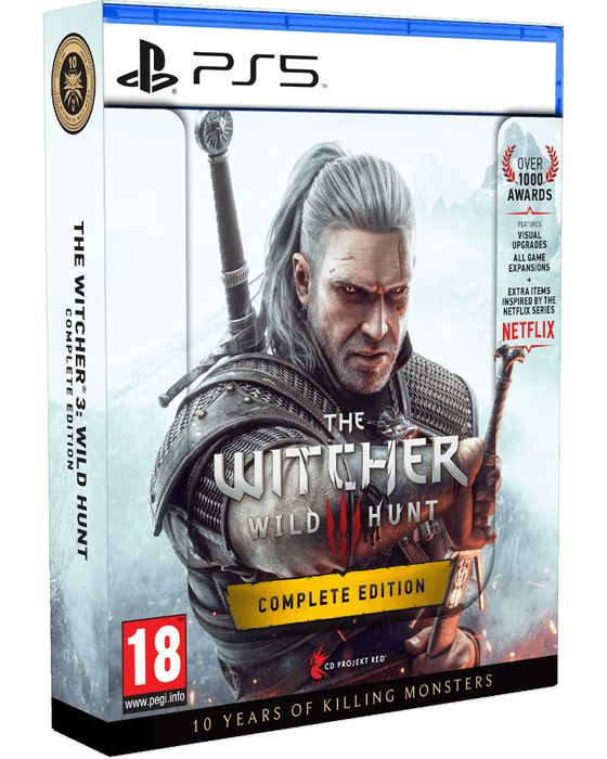 Wiedźmin 3 Dziki Gon Edycja Kompletna + Jubileuszowy Steelbook PL PS5