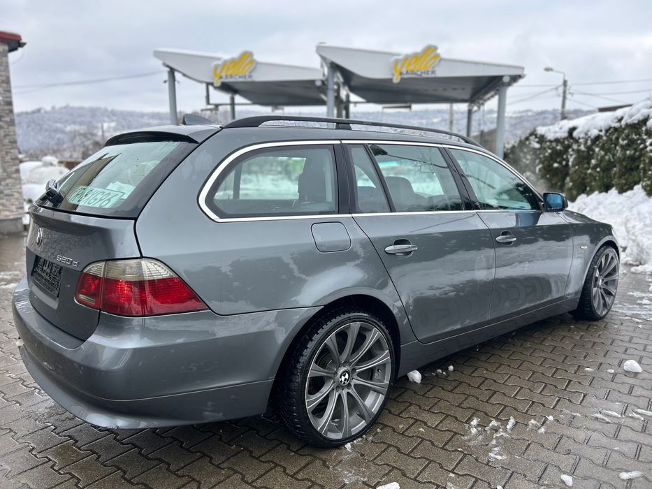 USZKODZONE BMW E61 2.0 DIESEL 163 KM (zrobiona mapa na 202 KM) ALU 19