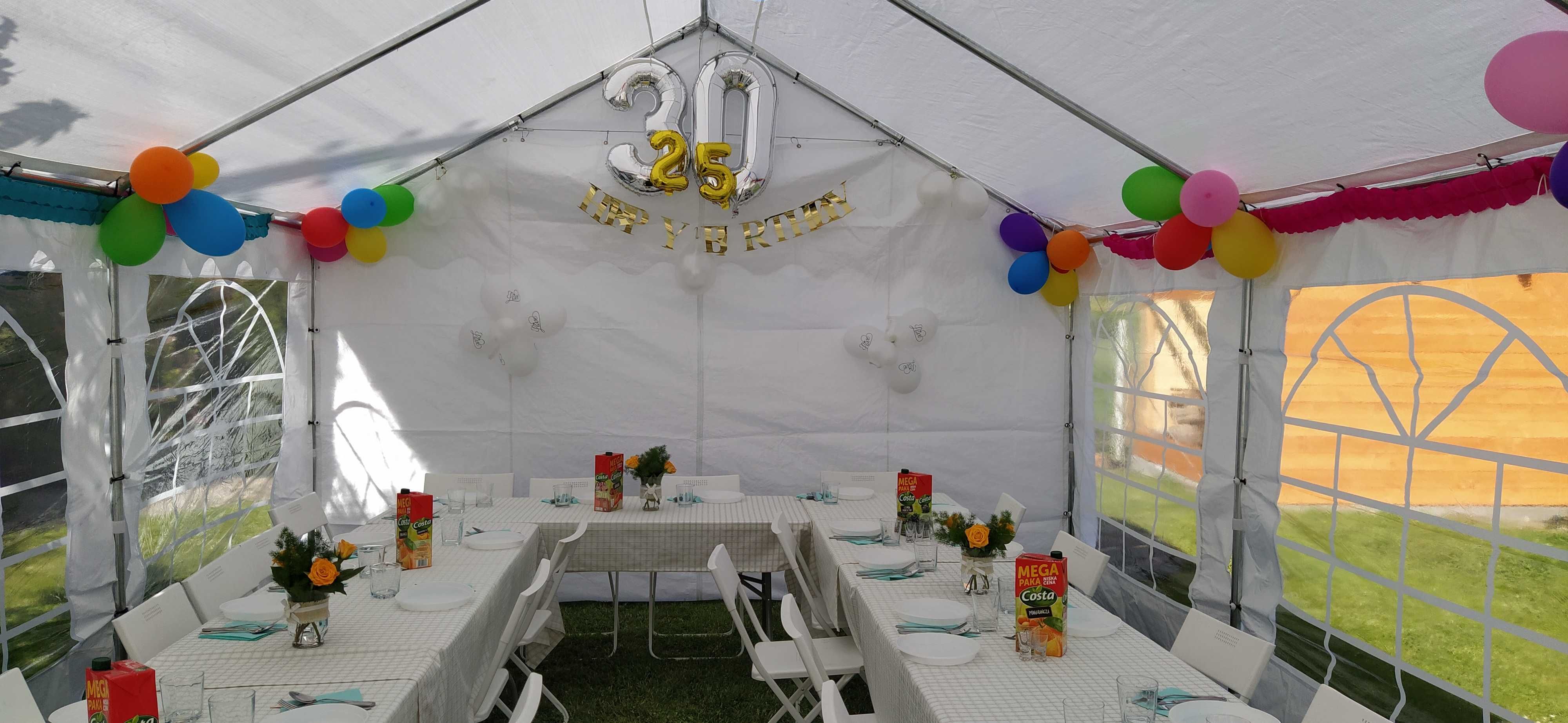 Do wynajęcia namiot imprezowy /cateringowy 6x4m 8x5m stoły krzesła