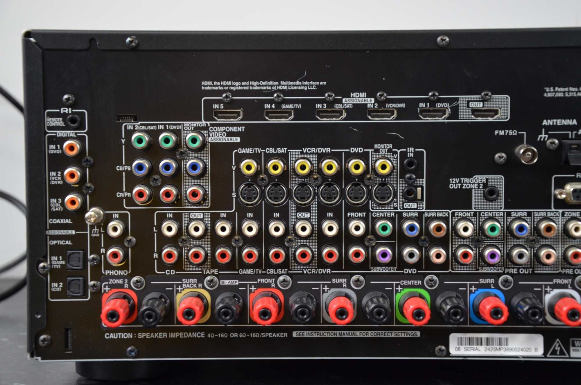 Amplituner7.1 ONKYO TX-SR806 HDMI PILOT okazja oryginał