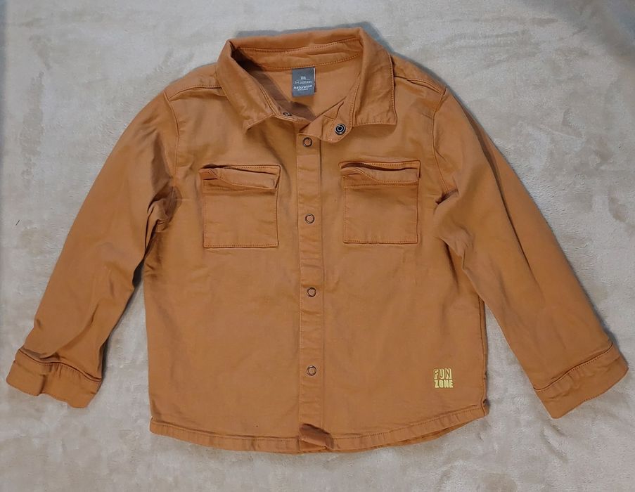 Рубашка котоновая джинсовая Zara Disney Mickey H&M