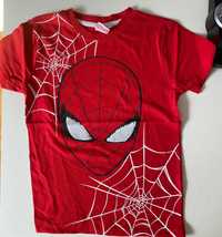 Nowy t-shirt z cekinami Spiderman rozm.128