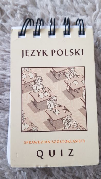 Quiz Język Polski sprawdzian wiedzy zadania testowe