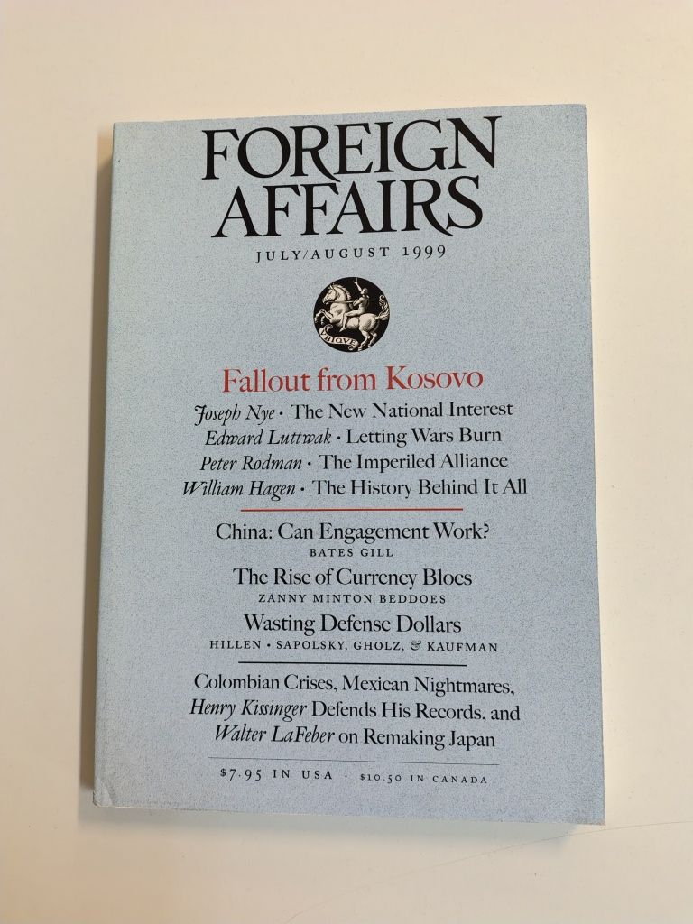 Foreign Affairs magazine

July / Augusto 1998