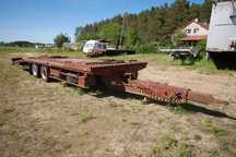 Trouillet  Przyczepa pomoc drogowa Trouillet, platforma, autotransporter, laweta