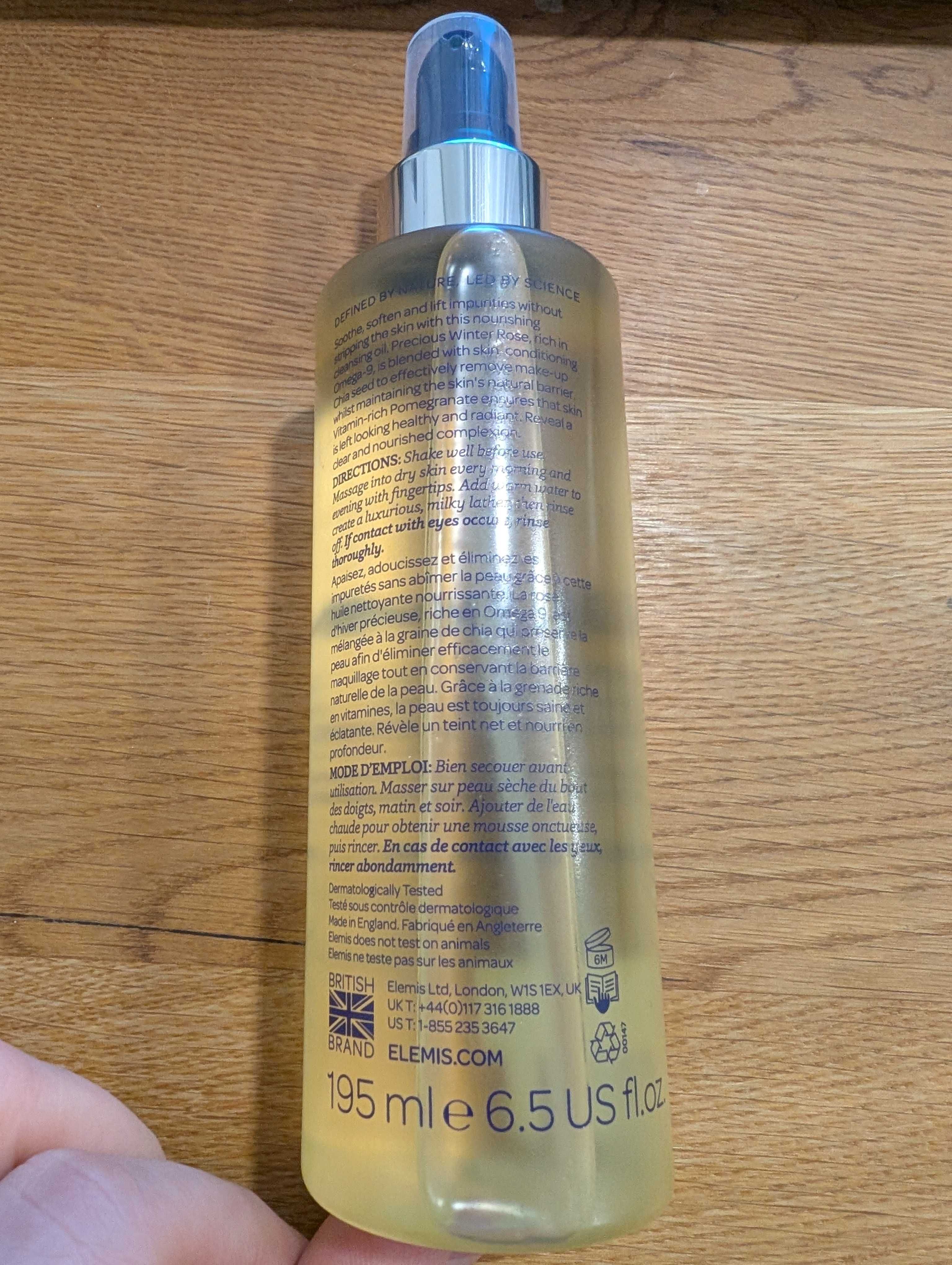 Olejek odżywczo-oczyszczający do skóry - ELEMIS Nourishing, 195ml