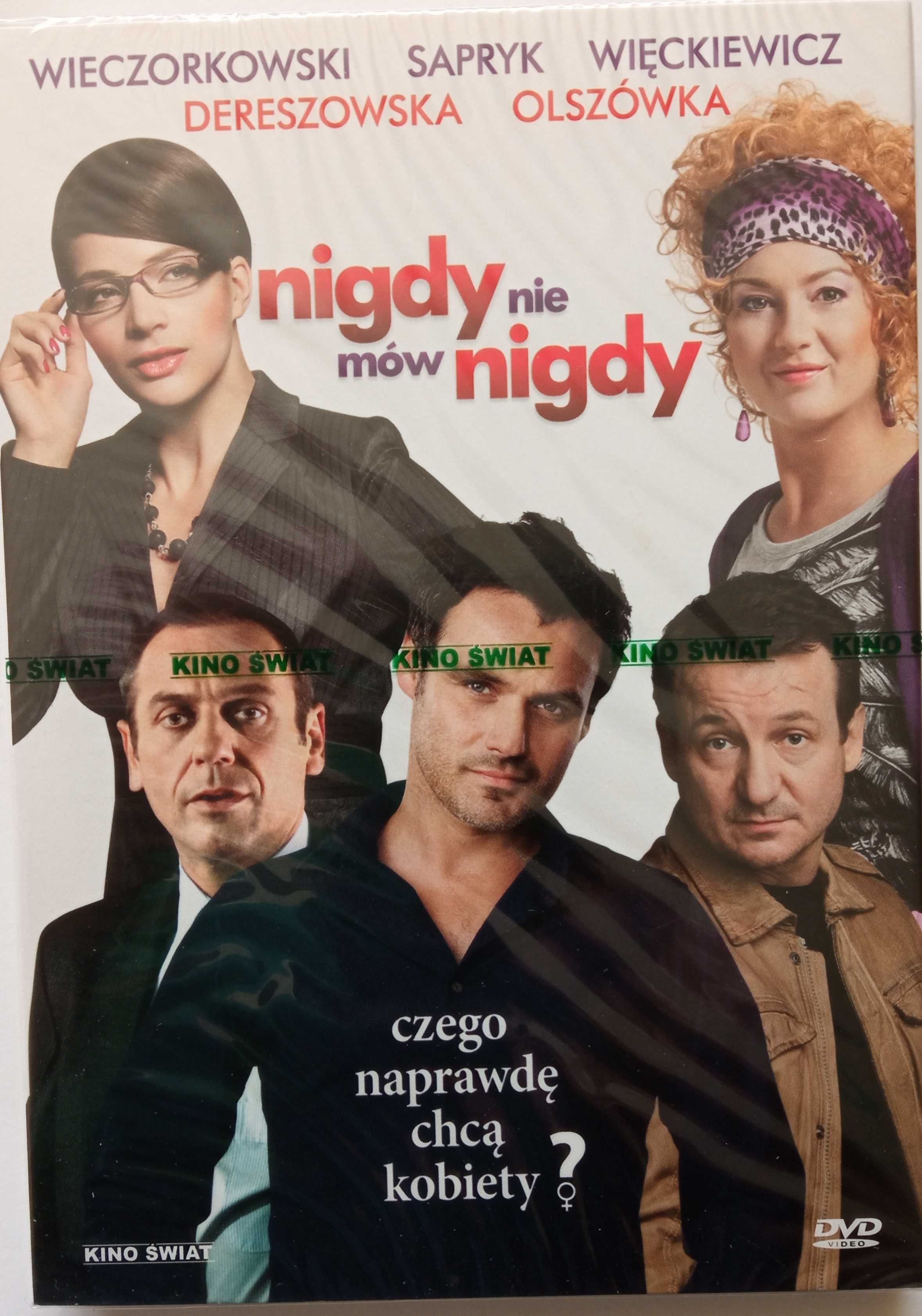 Nigdy nie mów nigdy DVD Wieczorkowski, Supryk, Więckiewicz FOLIA