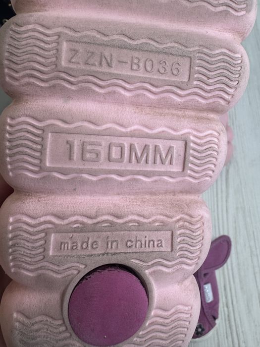 Дитяче взуття андалі, крокси, тапки 25,26 р, заміри на фото