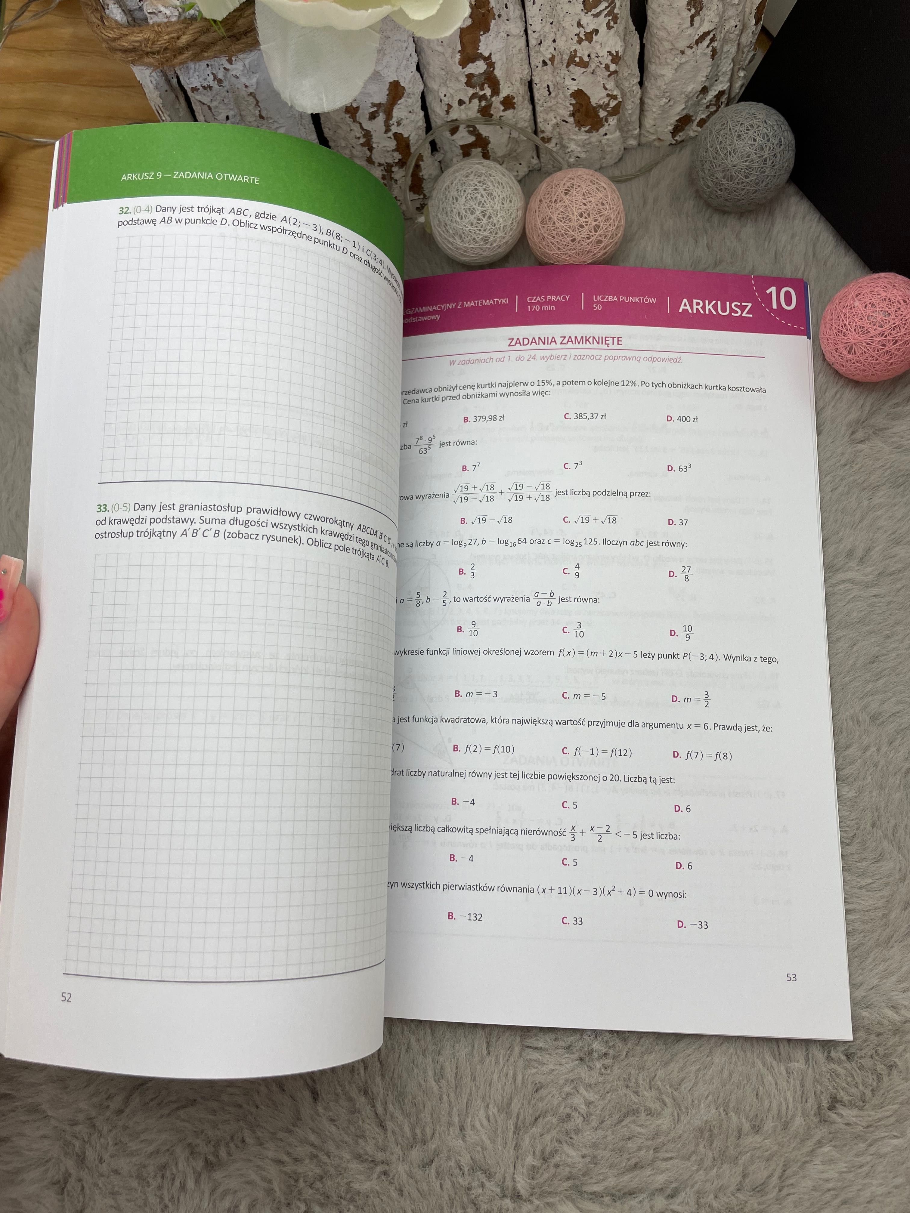 Jak zdać maturę z matematyki na poziomie podstawowym- arkusze