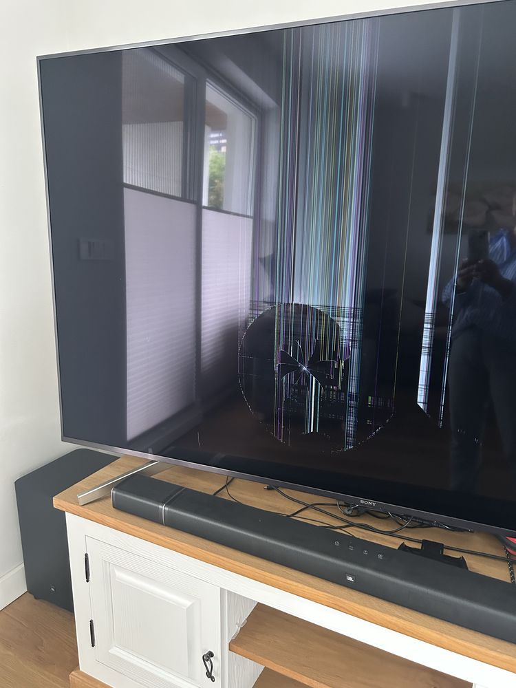 Telewizor Sony LED 75 cali uszkodzony