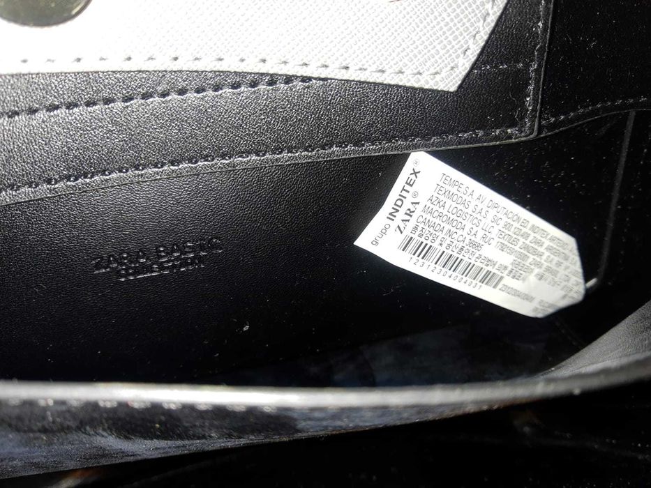 Bolso Zara novo cinzento