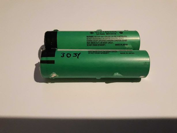 Akumulatory NCR 18650A z demontażu
