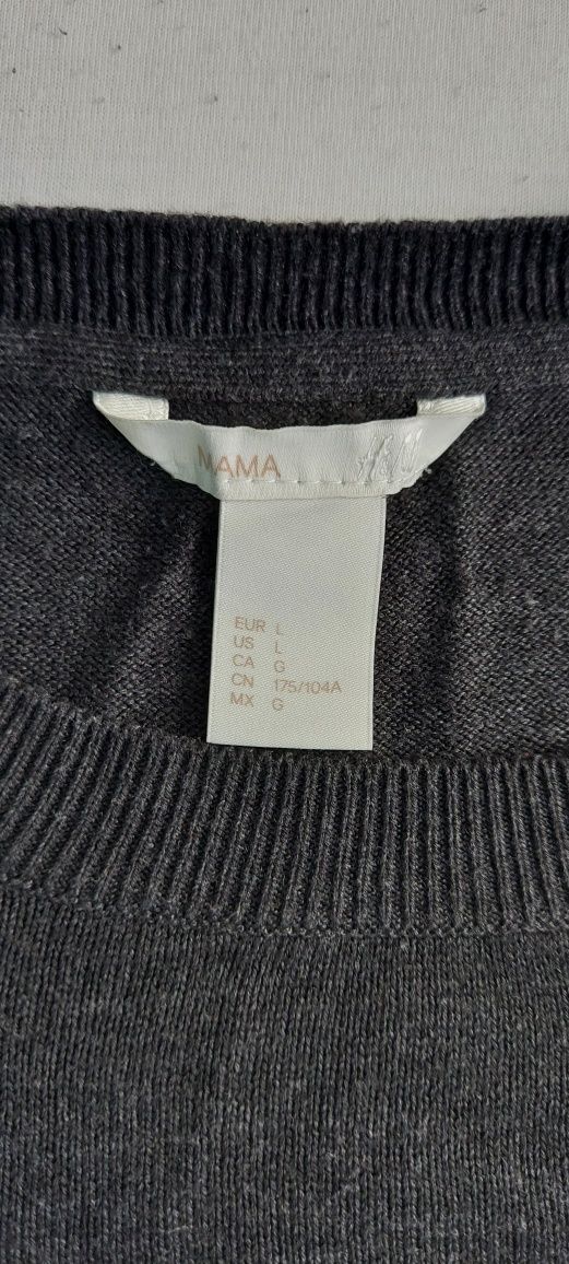 Sweter ciążowy hm mama h&m mama L 40 szary