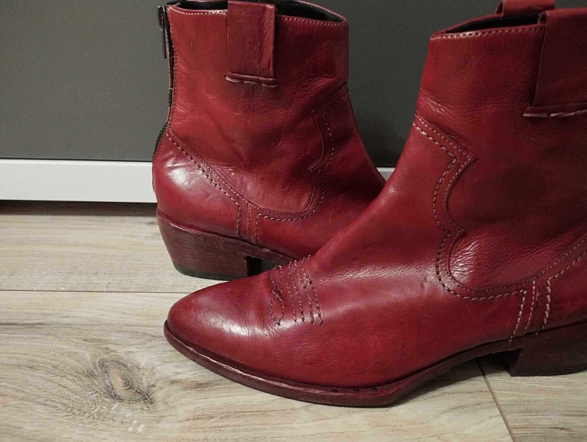 King Tartufoli Italy shoes botki size 38,5 ankle boots