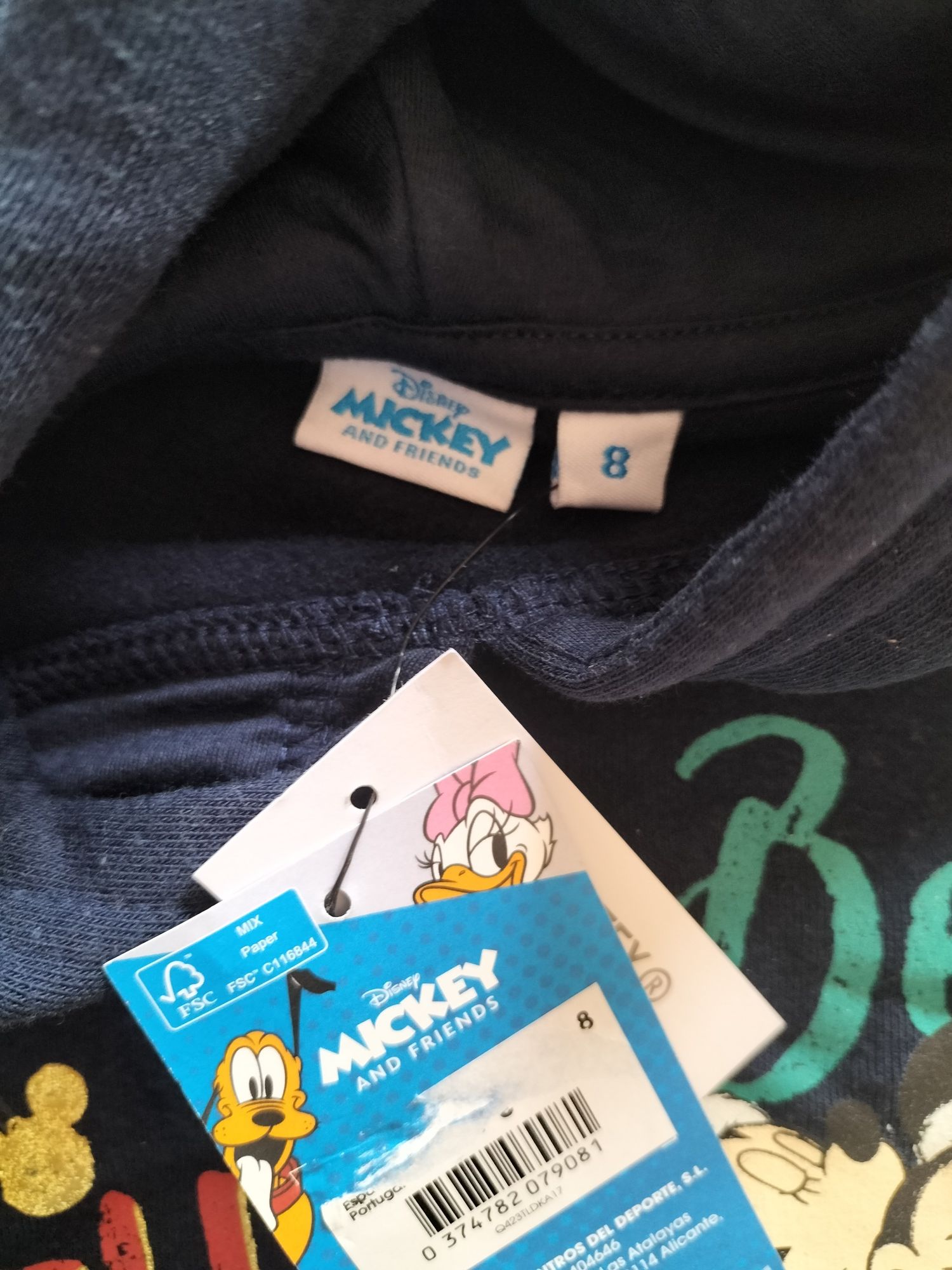Sweatshirt azul escuro Disney