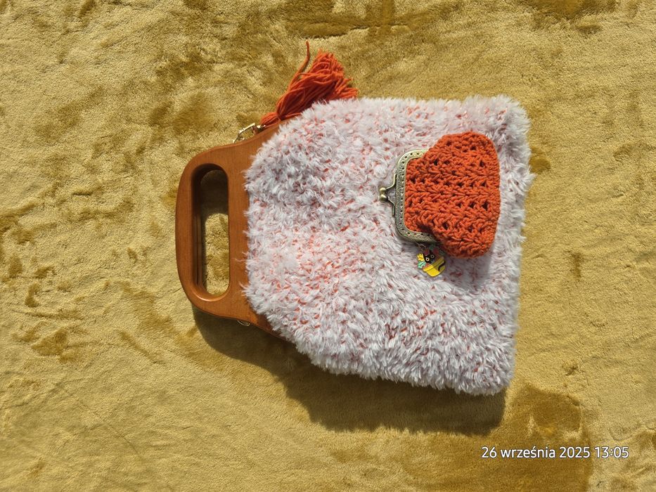 Piękna torebka handmade.