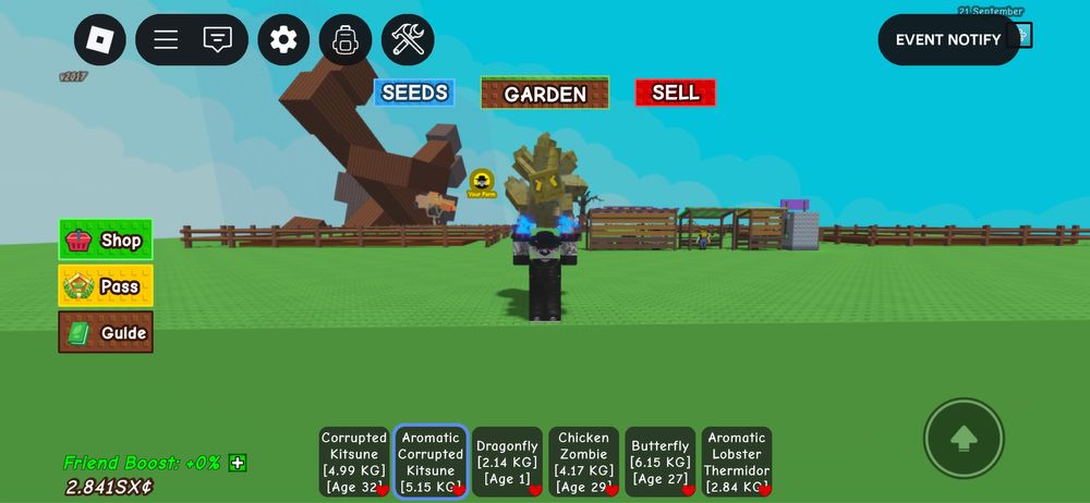 Продаж пети grow a garden