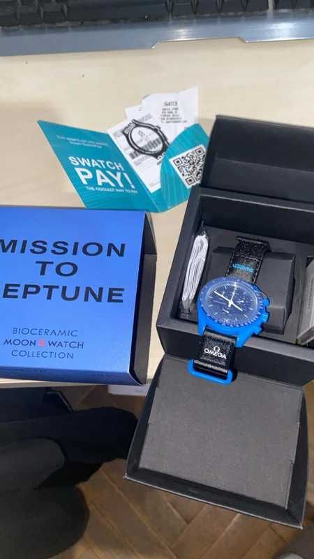 Kolekcjonerski Omega x Swatch Neptune SO33N100