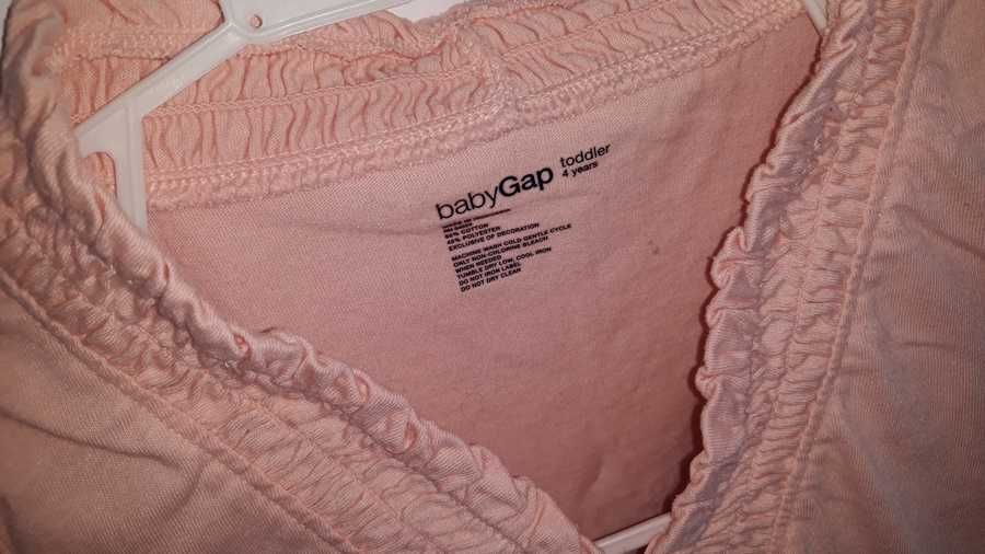 baby GAP - bawełniane bolerko łosoś 4Y 104