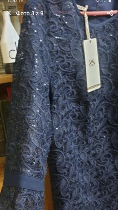 Шикарное платье, большой размер.