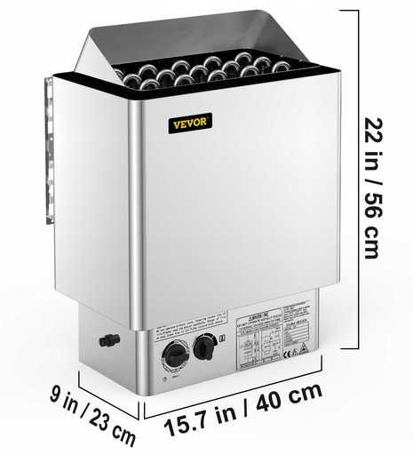 Piec Do Sauny Elektryczny 9KW Sterowanie Wewnętrzne Dla Pokoju 9-13M3