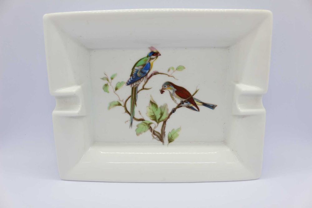 Cinzeiro EMA Vista Alegre Decoração Pássaros 19,5 cm