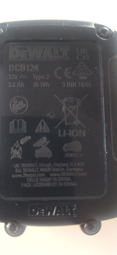 Bateria dewalt 12
