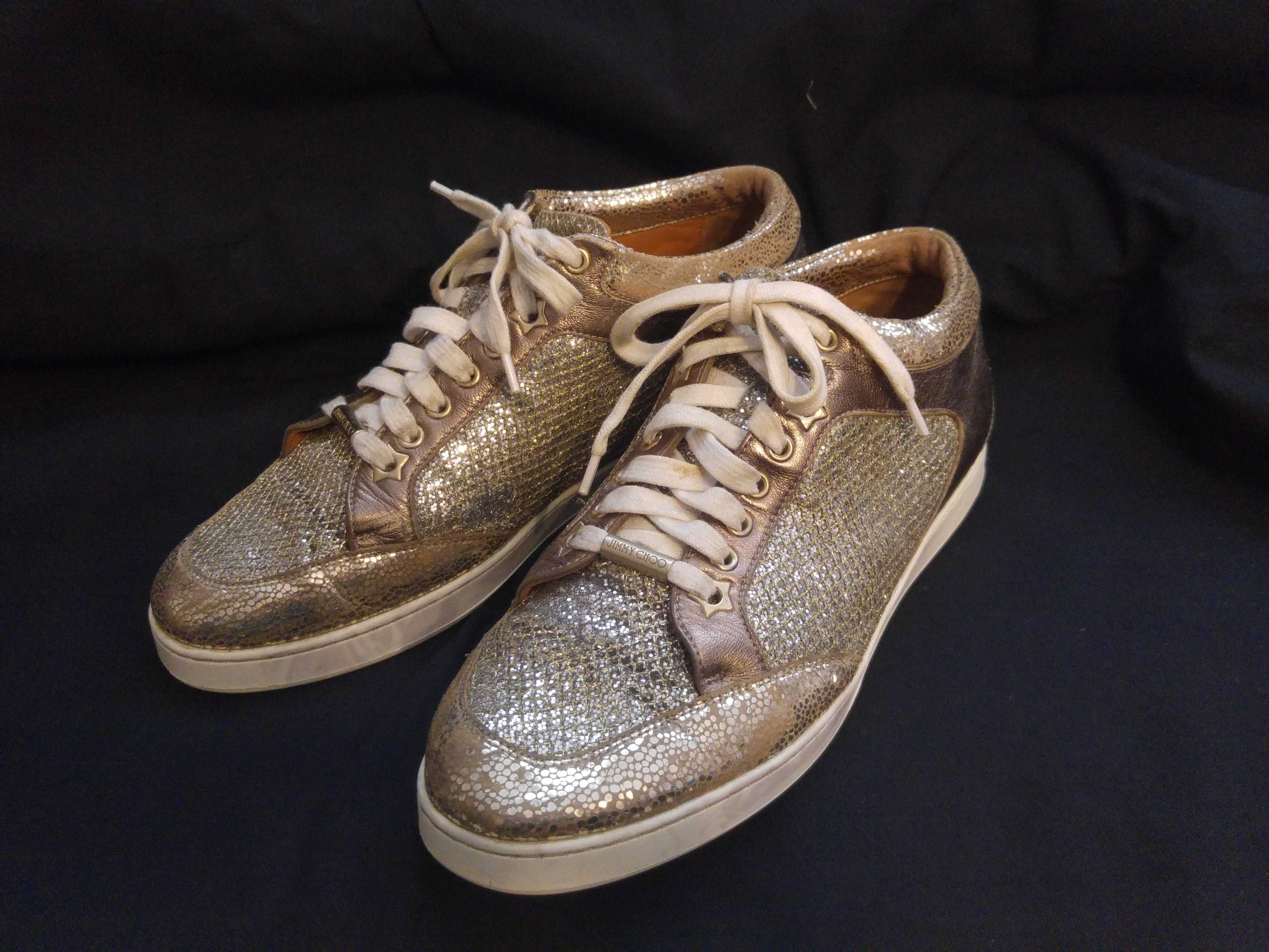 Buty sportowe skórzane damskie Jimmy Choo - OKAZJA