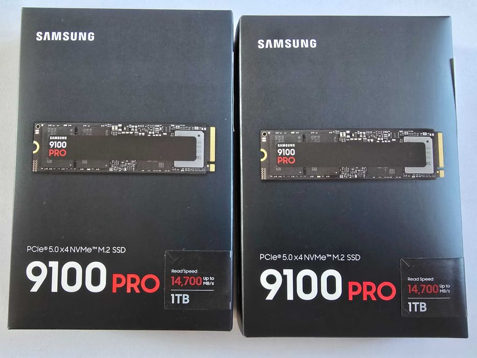 Samsung NVMe M.2 SSD 1TB 9100 Pro PCIe 5.0