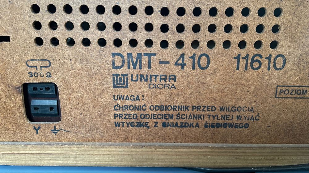Radio Śnieżnik Unitra Diora DMT-410 sprawne. Vintage retro PRL