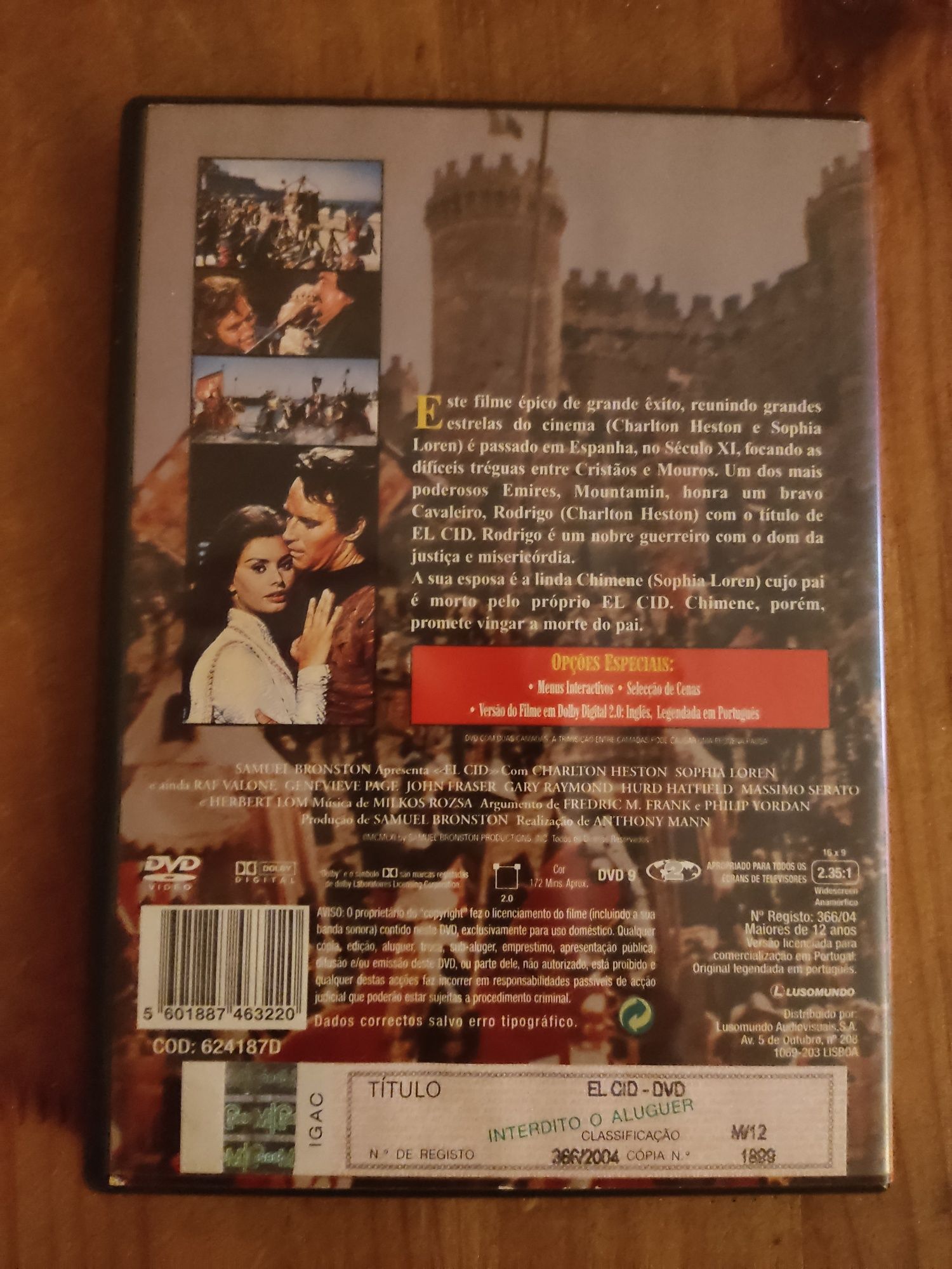 El Cid DVD original