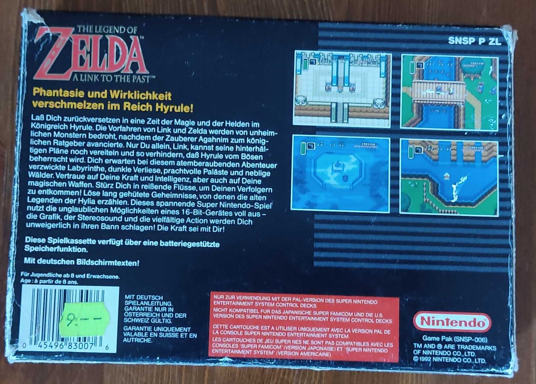 A LENDA de ZELDA para Super Nintendo COMPLETO e em bom estado.