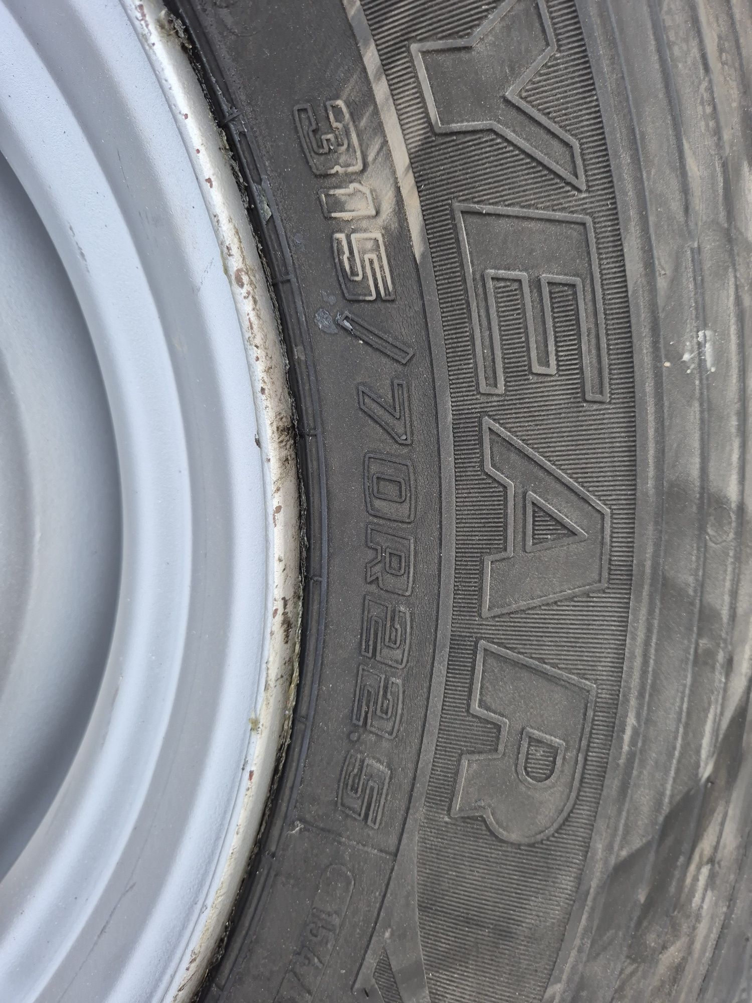 Koła bezdętkowe 315/70 R22.5 8 otworów Autosan D50, D55,HW HL6011,8011