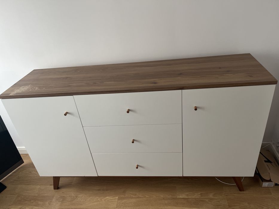 Szafka Black Red White 150x40,5