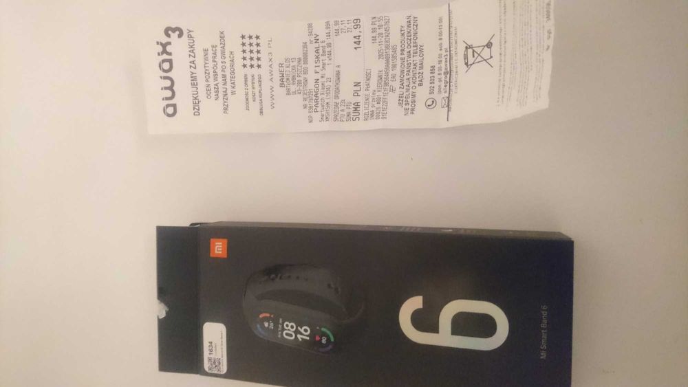 Smart watch xiaomi redmi band 6 nowy