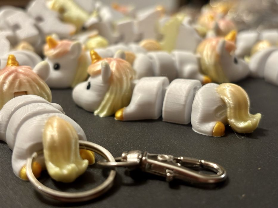 Breloczek Jednorożec – magia w miniaturze! Unicorn Bambu Lab