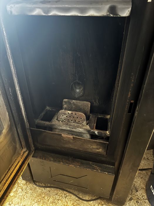 Salamandra a pelletes para aquecimento central