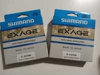 Żyłka Tonąca spining Shimano Exage 150m 0,405mm Szara