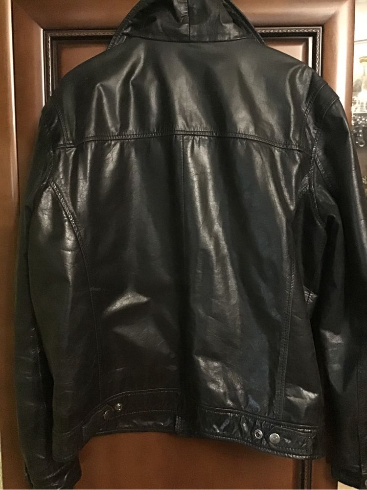 Мужская кожаная куртка,пиджак.Турция.