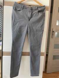 Spodnie jeansy Lee scarlett W36 L33 szare
