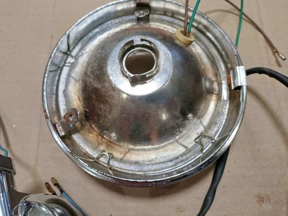 Фара и повороты МОТО хром