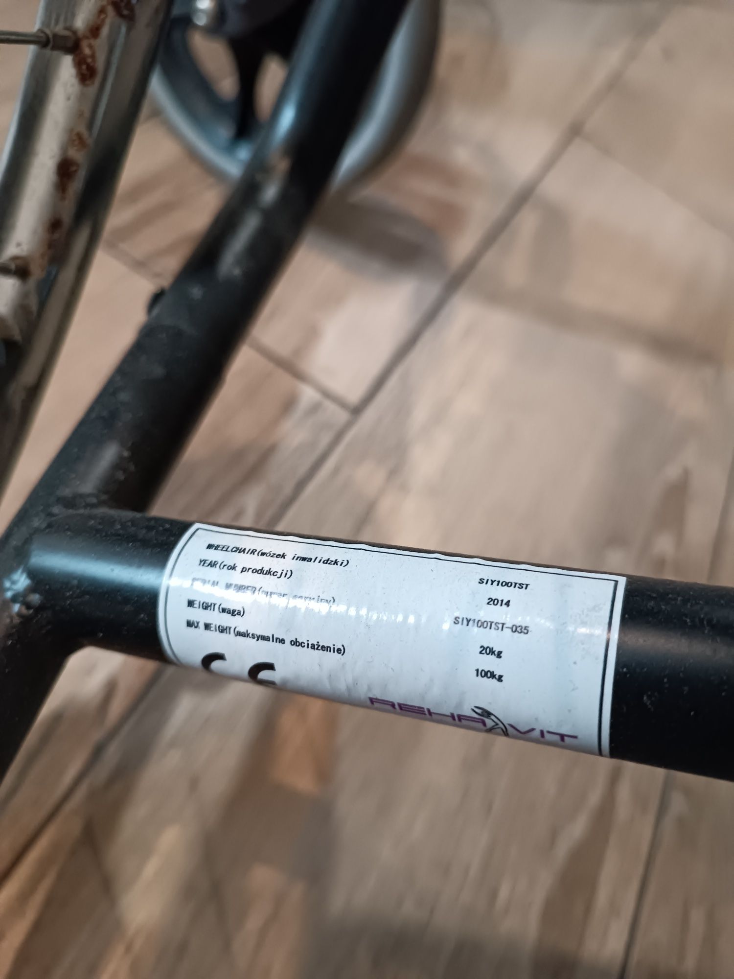 Wózek inwalidzki reha