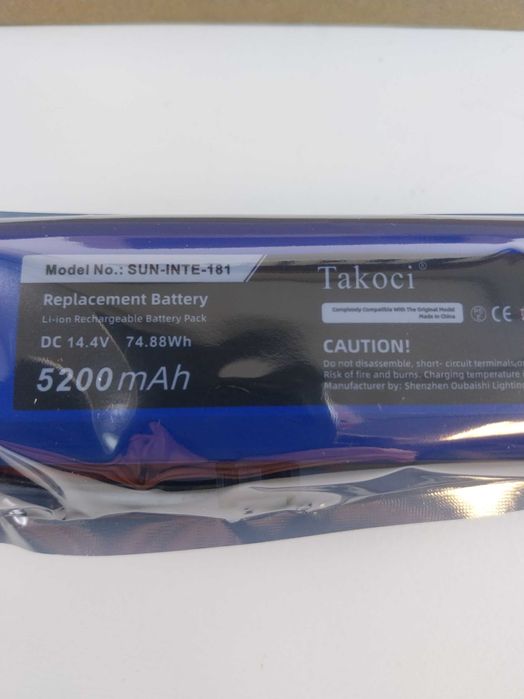 Bateria odkurzacza Li-ion 5200 mAh 14.4V 74.88Wh