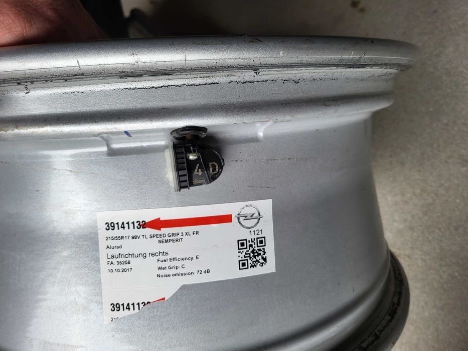 [545] Felgi aluminiowe 17 Cali 5x115 Opel Oryginal INSIGNIA B ASTRA
